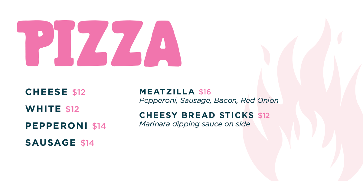 Food Menu TV Vanish Farmwoods Brewery